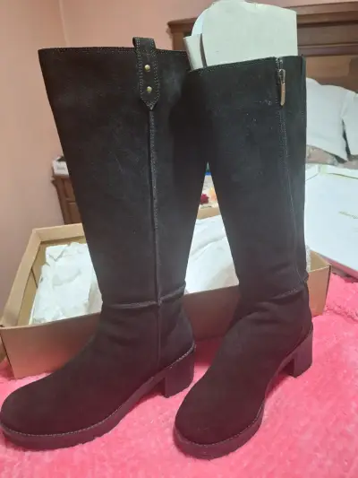 Botas negras de gamuza - miniatura 5
