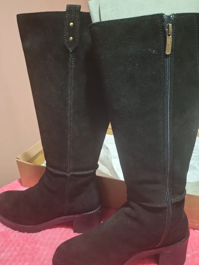 Botas negras de gamuza - 6