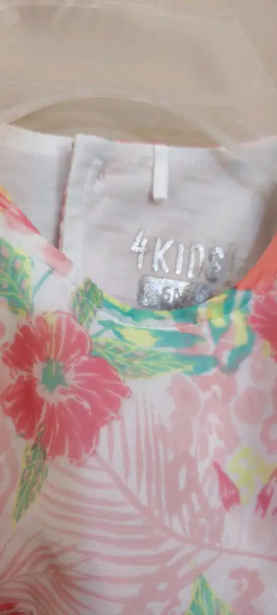Vestido infantil estampado floral - miniatura 2