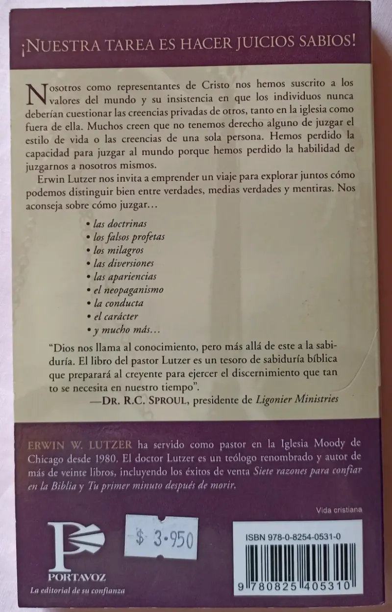 Quien Eres Tú Para Juzgar-Erwin W. Lutzer - 2