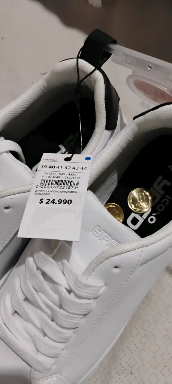 Zapatillas blancas talla 40 - 1