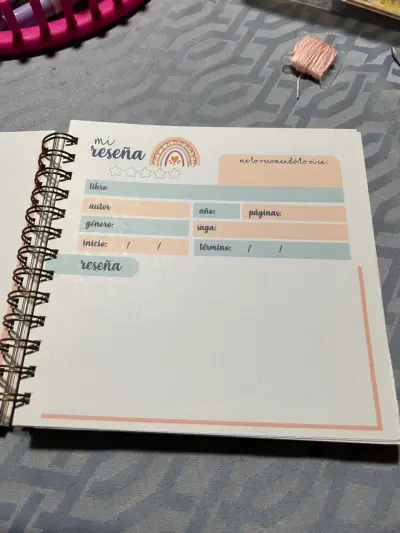 Diario de Lecturas casi sin uso - miniatura 3