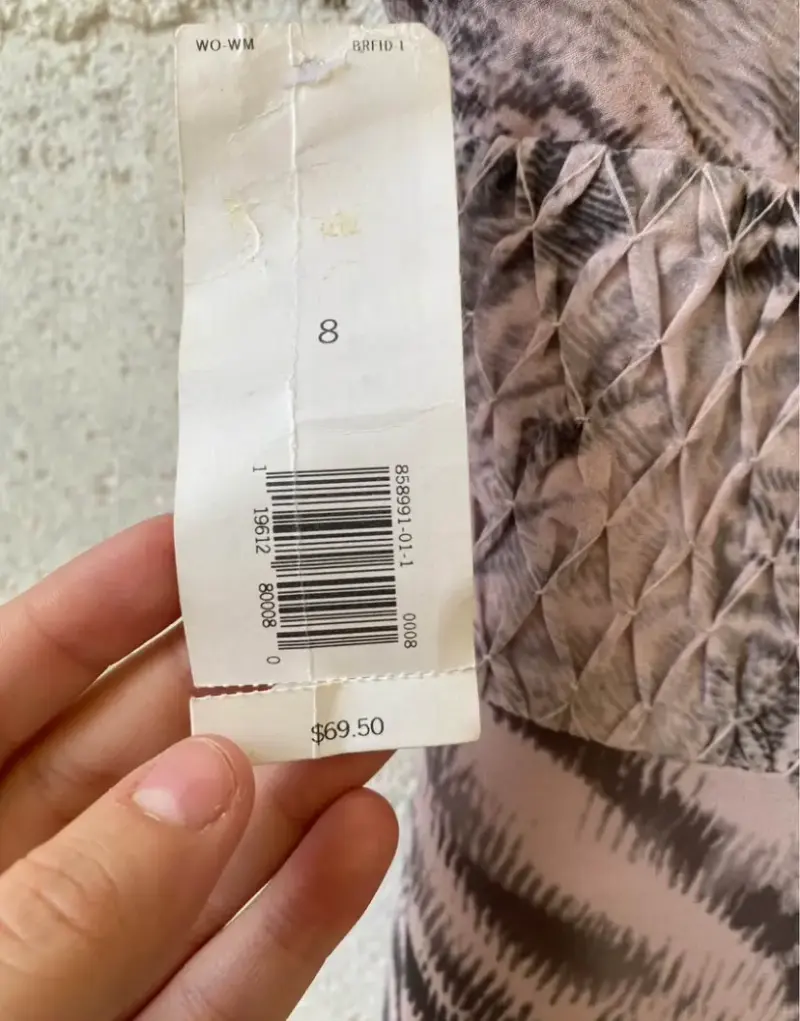 Blusa estampada sin mangas con ETIQUETA - 2