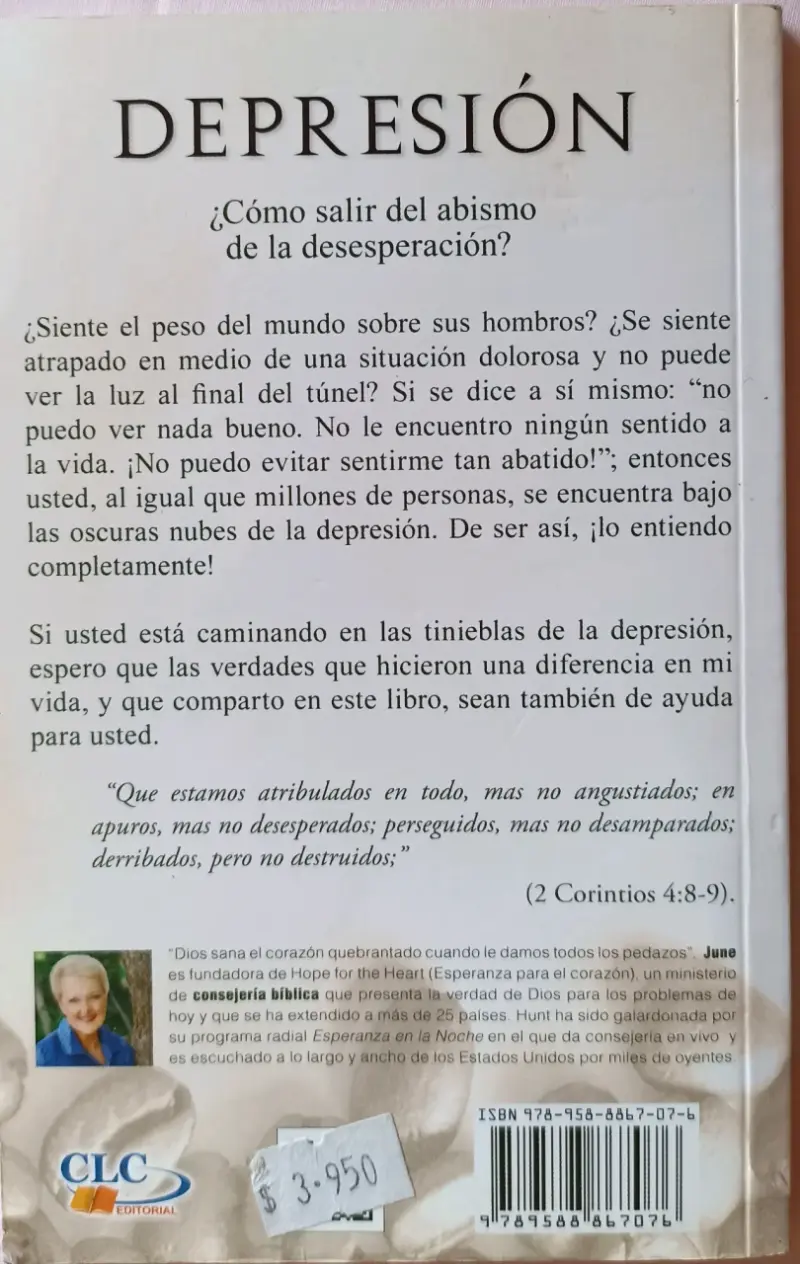 Depresión- June Hunt - 2