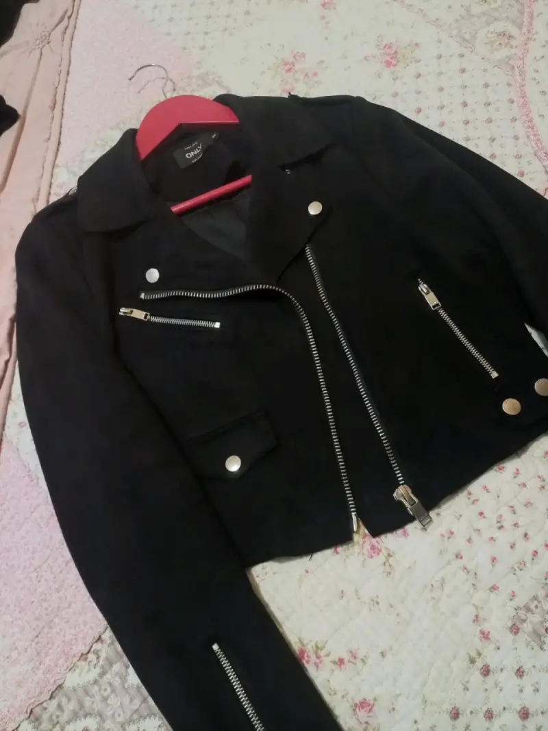 Chaqueta biker negra "Only"
