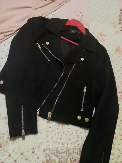 Chaqueta biker negra "Only" - miniatura 5