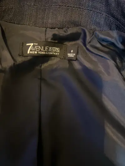 Blazer azul marino elegante - miniatura 2