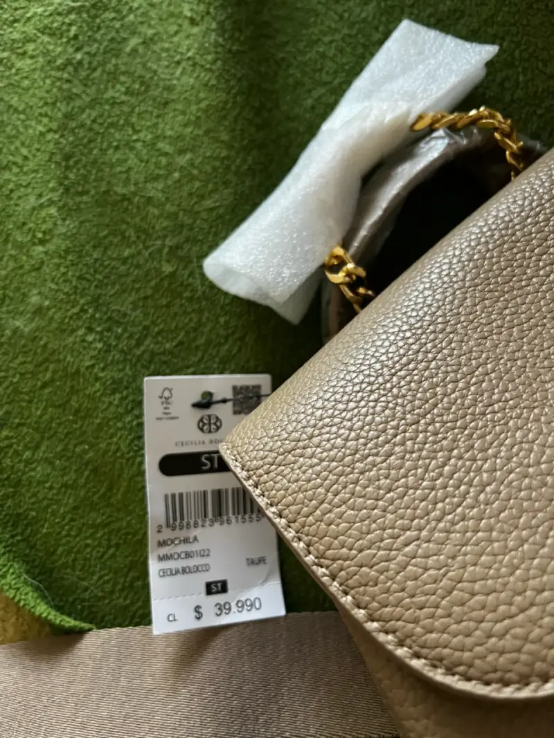 Mochila beige Cecilia Bolocco - 2