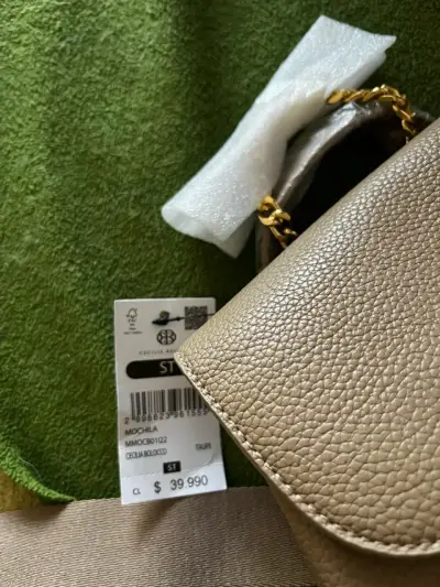Mochila beige Cecilia Bolocco - miniatura 2