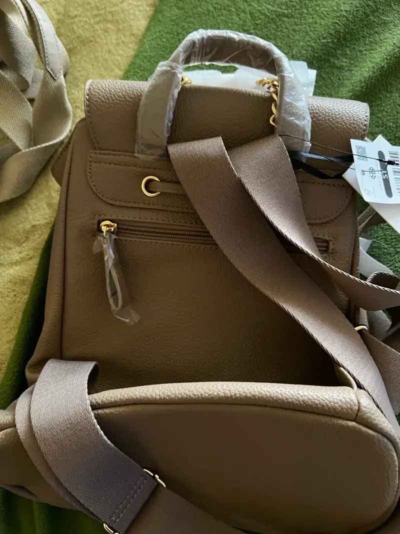 Mochila beige Cecilia Bolocco - 4