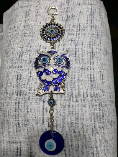 Colgante  decorativo con ojo turco - miniatura 2