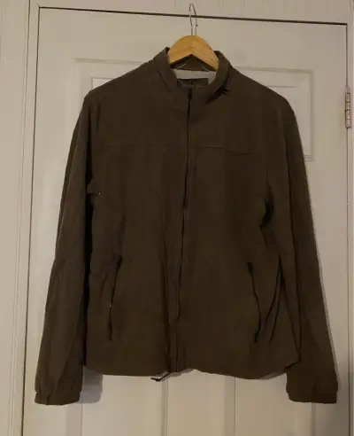Chaqueta café con cierre ZARA MAN - miniatura 1