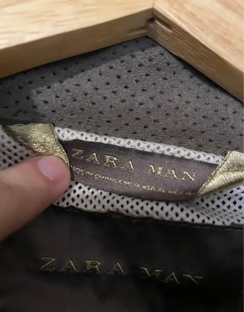 Chaqueta café con cierre ZARA MAN - 3