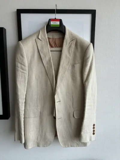 Traje 100% Lino - miniatura 1