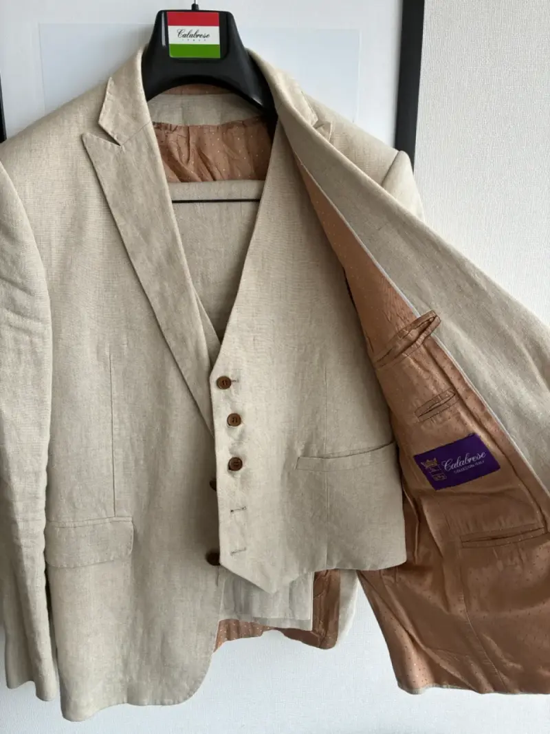 Traje 100% Lino - 2