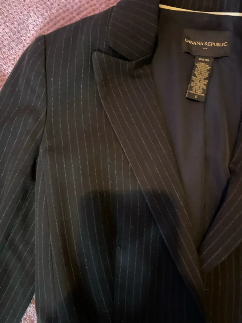 Blazer azul a rayas - 2
