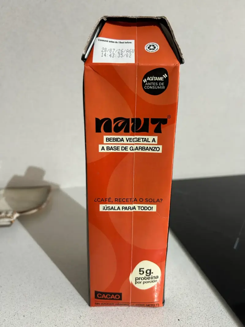 Bebida vegetal naut cacao - 2