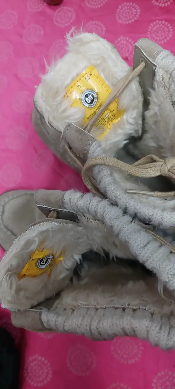 Botas beige de gamuza - 2