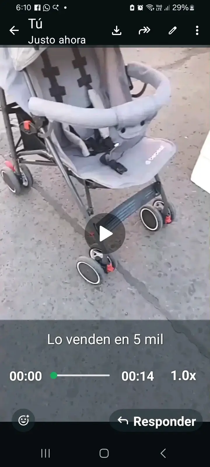 Coche de paseo gris - 2