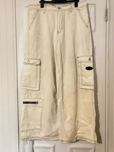 Pantalones cargo beige mujer SIOUX - miniatura 1