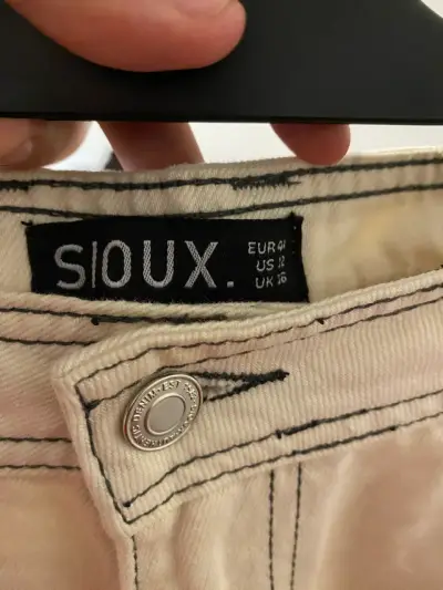 Pantalones cargo beige mujer SIOUX - miniatura 2