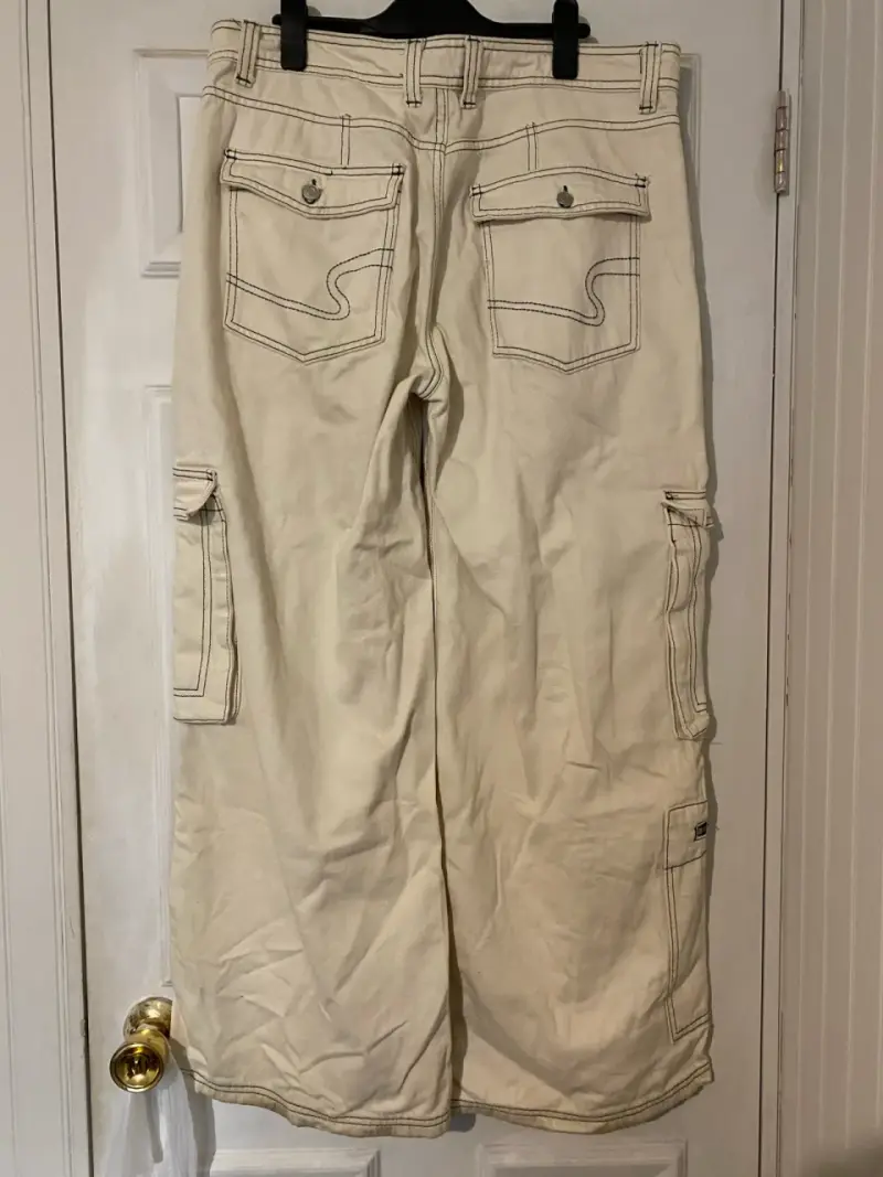 Pantalones cargo beige mujer SIOUX - 3