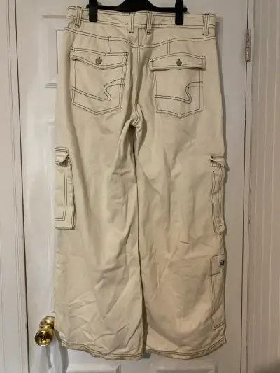 Pantalones cargo beige mujer SIOUX - miniatura 3