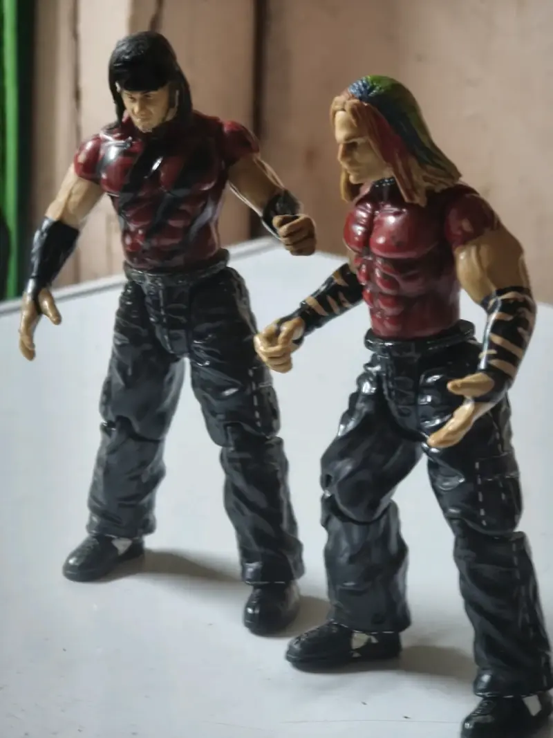Figuras coleccionables WWE Hermanos Hardy año 1999 - 1