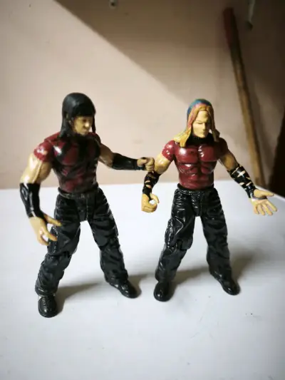 Figuras coleccionables WWE Hermanos Hardy año 1999 - miniatura 2