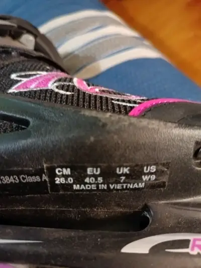 Patines en línea Rollerblade negros y rosados - miniatura 2