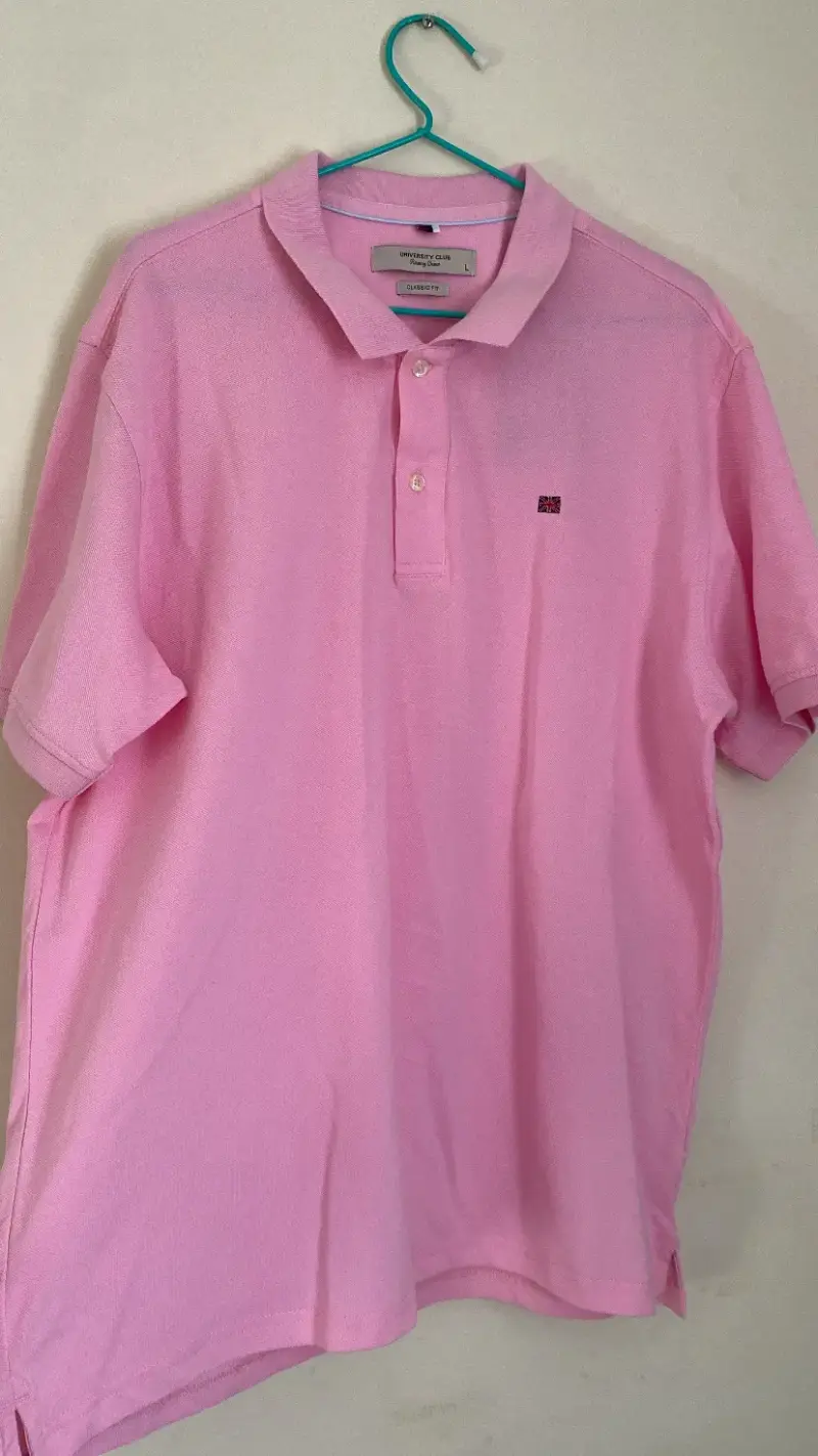 Polera polo rosa University Club - 3