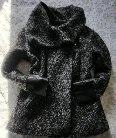 Abrigo de lana gris - miniatura 1
