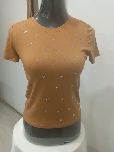 Polera Marrón Talla S/M - miniatura 1
