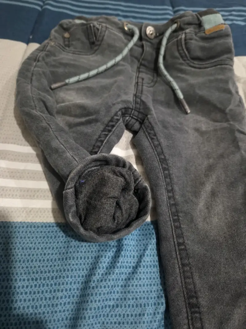 Pantalón jeans gris para niños - 3