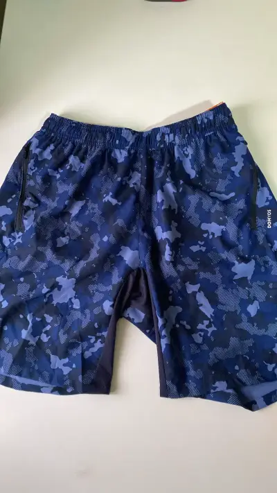 Shorts deportivos azul camuflaje - miniatura 6