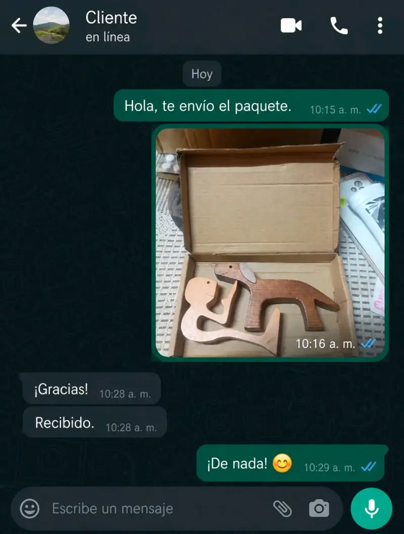 Figuras de madera artesanales - 3