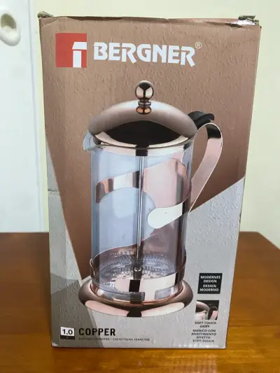 Prensa francesa de café dorada - miniatura 4