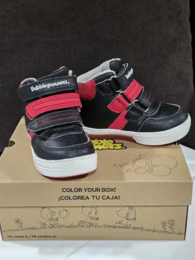 Zapatillas Bubblegummers negras y rojas - miniatura 1
