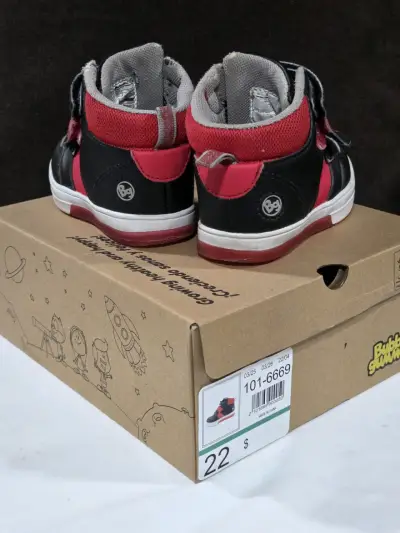 Zapatillas Bubblegummers negras y rojas - miniatura 2