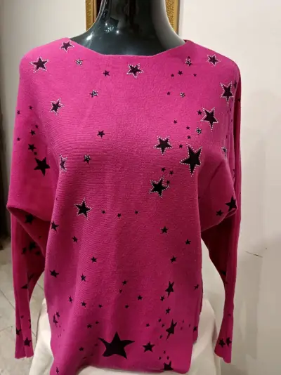 Suéter fucsia Talla S/M - miniatura 1