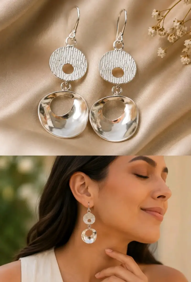 Aros de plata 925 con perla - 2