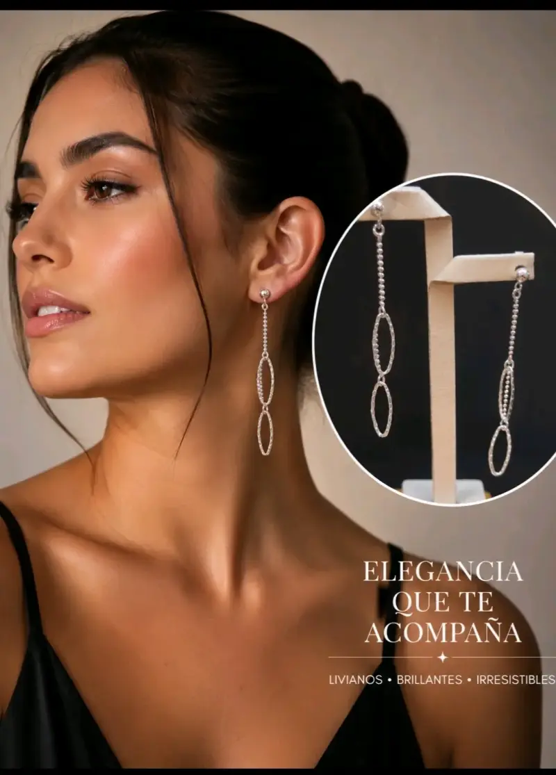 Aros de plata 925 con perla - 3