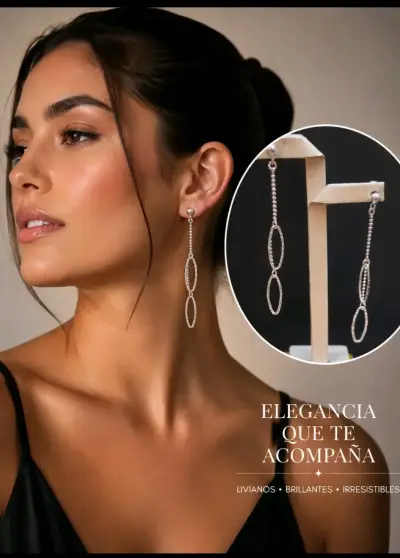 Aros de plata 925 con perla - miniatura 3