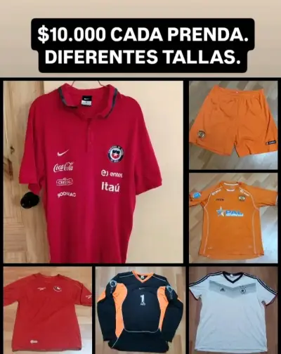 Indumentaria de fútbol y deportiva. - miniatura 2