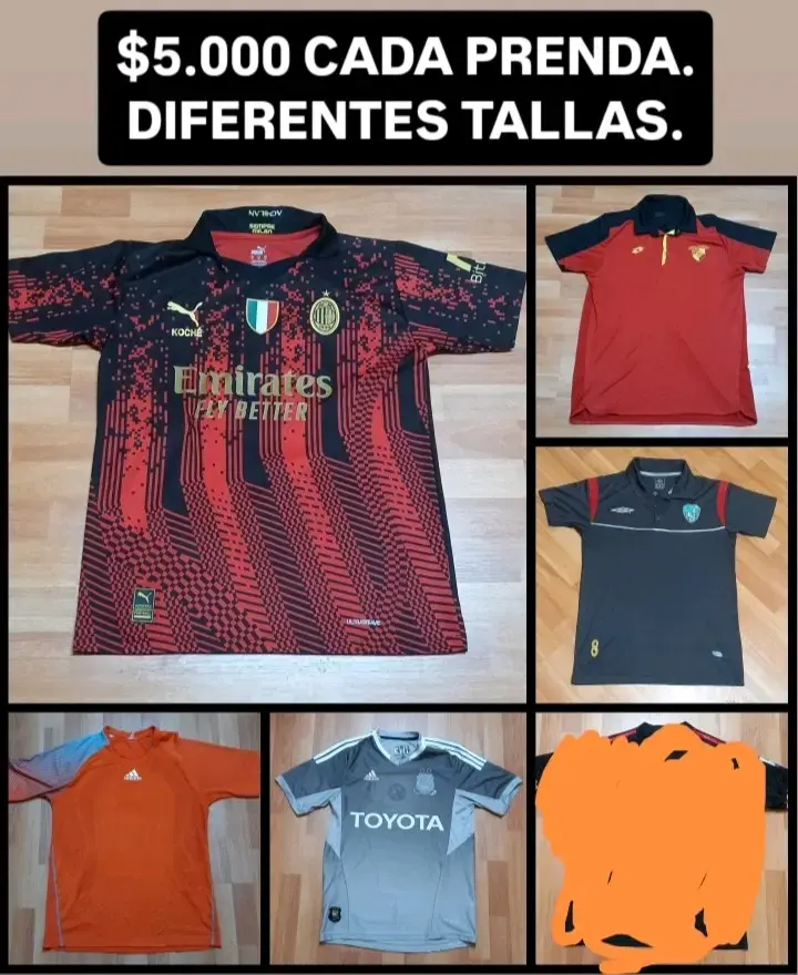 Indumentaria de fútbol y deportiva. - 3