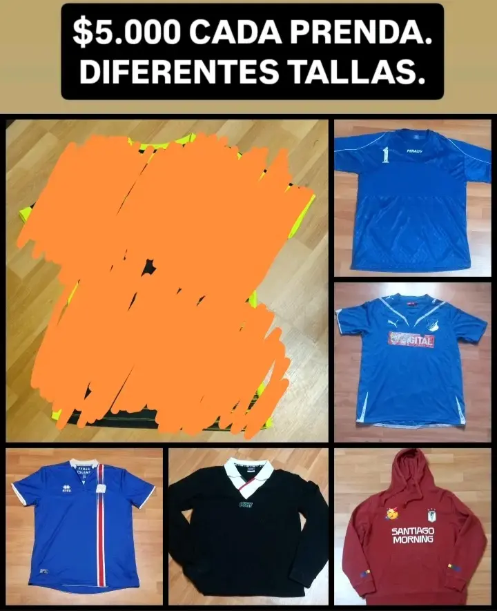 Indumentaria de fútbol y deportiva. - 4