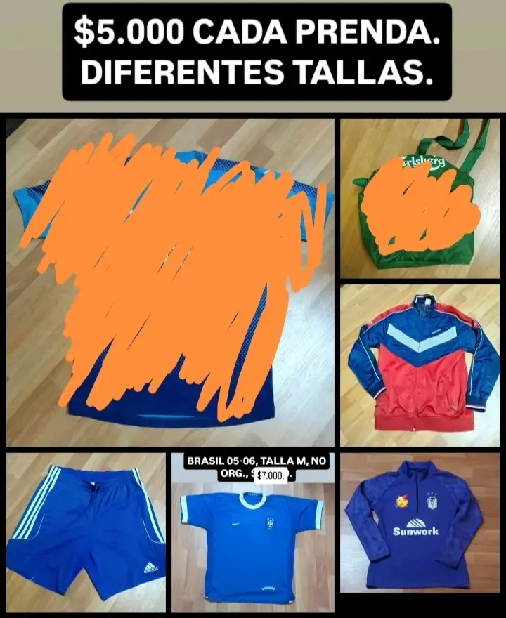 Indumentaria de fútbol y deportiva. - 5