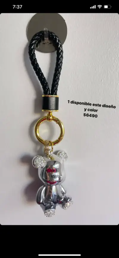 Llavero de oso kawai - miniatura 3