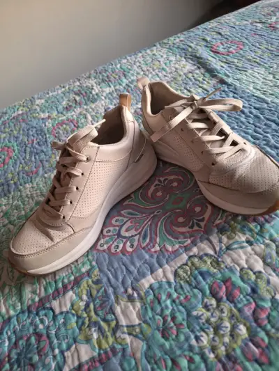 Zapatillas deportivas beige - miniatura 1