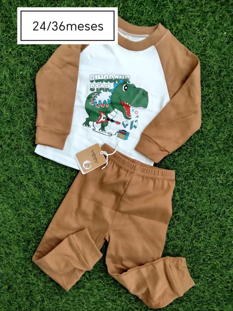 Conjunto infantil dinosaurio 24-36 meses - 1
